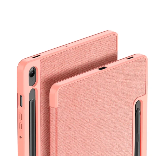 Dux Ducis Domo eco-leather case with stand for Samsung Tab S9 FE+ - pinkeng