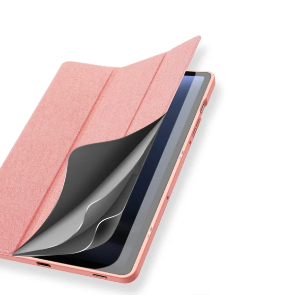 Dux Ducis Domo eco-leather case with stand for Samsung Tab S9 FE+ - pinkeng