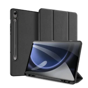 Dux Ducis Domo eco-leather case with stand for Samsung Tab S9 FE+ - blackeng