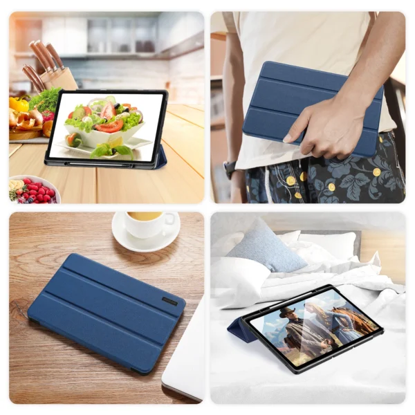Dux Ducis Domo smart sleep case for Lenovo Tab P12 12.7'' tablet - blueeng