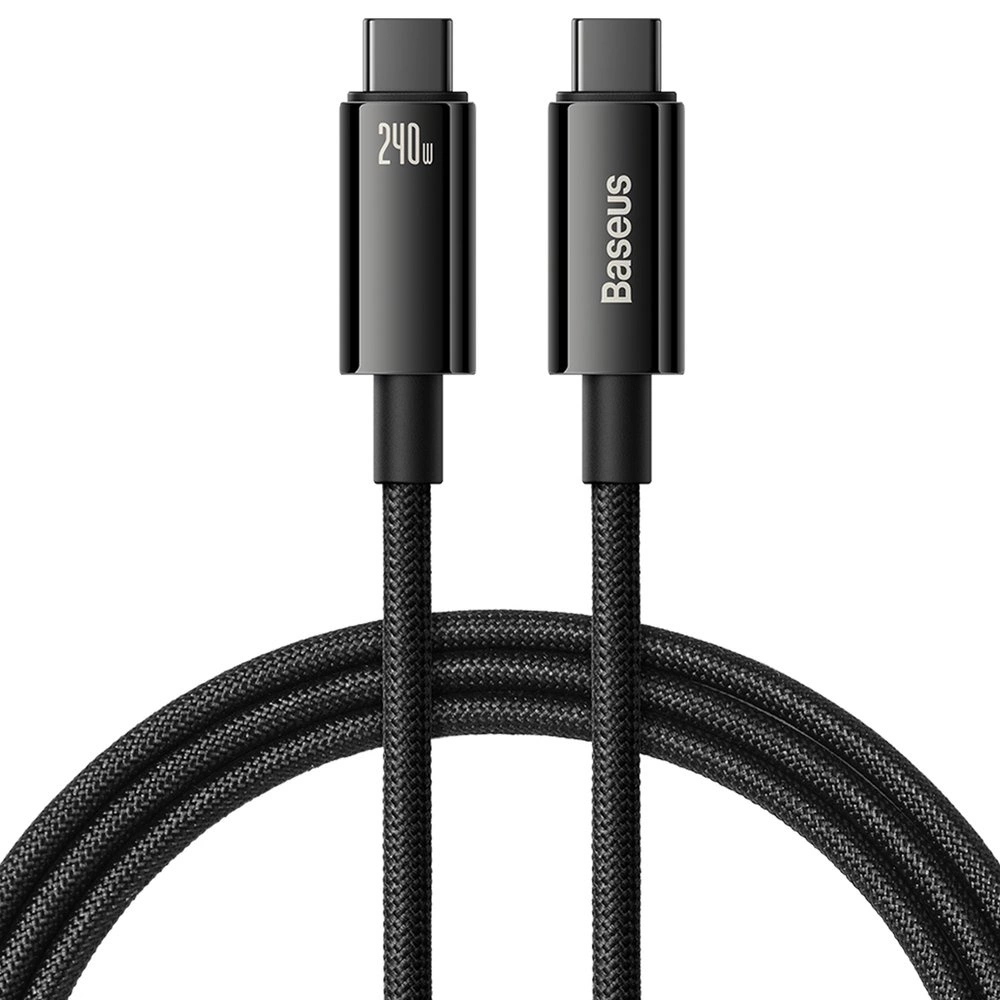 [RETURNED ITEM] Cable USB C - USB C 480Mb/s 240W 3m Baseus Tungsten Gold CAWJ040101 - blackeng