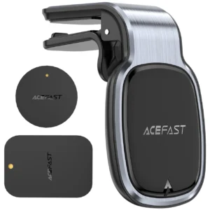 [RETURNED ITEM] Acefast Magnetic Car Phone Holder for Ventilation Grille Gray (D16 gray)eng