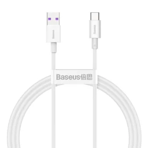 [RETURNED ITEM] Baseus Superior USB Cable - USB Type C 66 W 6A 1 m White (CATYS-02)eng