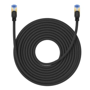 Baseus fast internet cable RJ45 cat.7 10Gbps 15m braided blackeng
