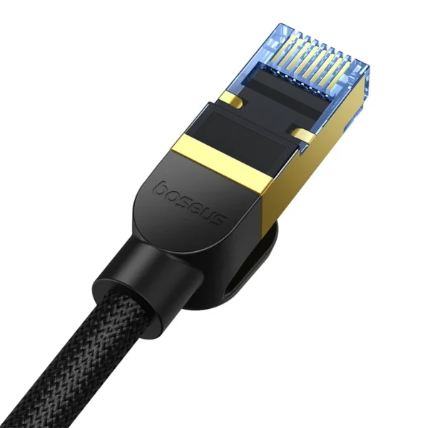 Baseus fast internet cable RJ45 cat.7 10Gbps 15m braided blackeng