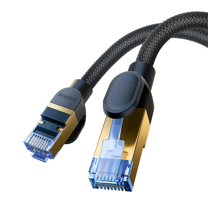 Baseus fast internet cable RJ45 cat.7 10Gbps 15m braided blackeng