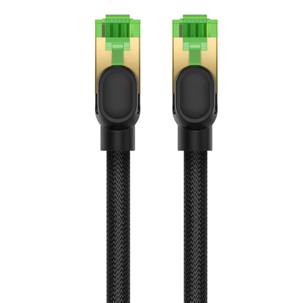Baseus fast RJ45 cat. network cable. 8 40Gbps 8m braided blackeng