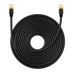Baseus High Speed ​​Cat 8 40 Gb/s Ethernet cable 15 m - blackeng