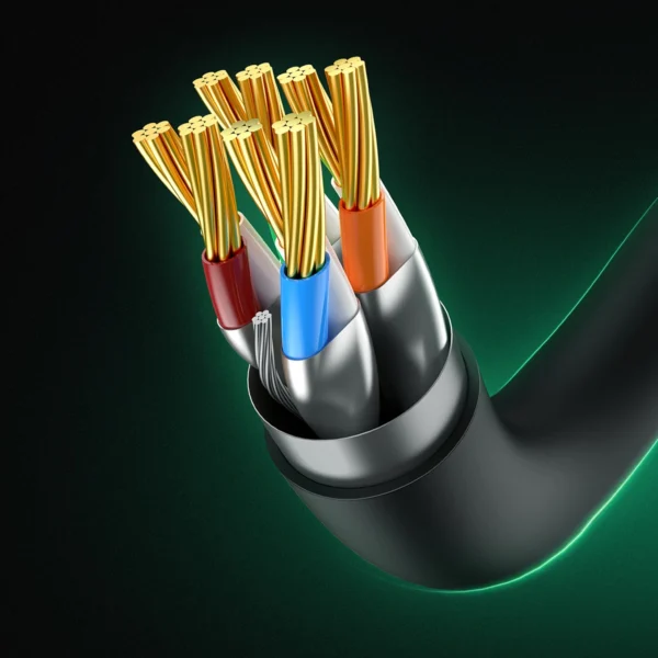 Baseus High Speed ​​Cat 8 40 Gb/s Ethernet cable 5 m - blackeng
