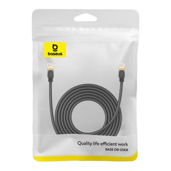 Baseus High Speed ​​Cat 8 40 Gb/s Ethernet cable 5 m - blackeng