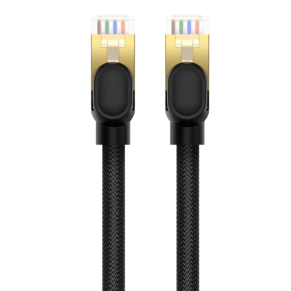 Baseus fast network cable RJ-45 cat.8 40Gbps 1m round - blackeng