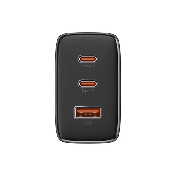 Baseus Cube Pro 65W GaN charger 2x USB-C USB-A - blackeng