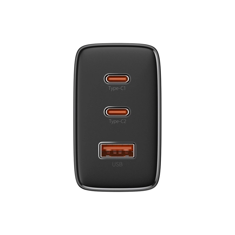 Baseus Cube Pro 65W GaN charger 2x USB-C USB-A - blackeng