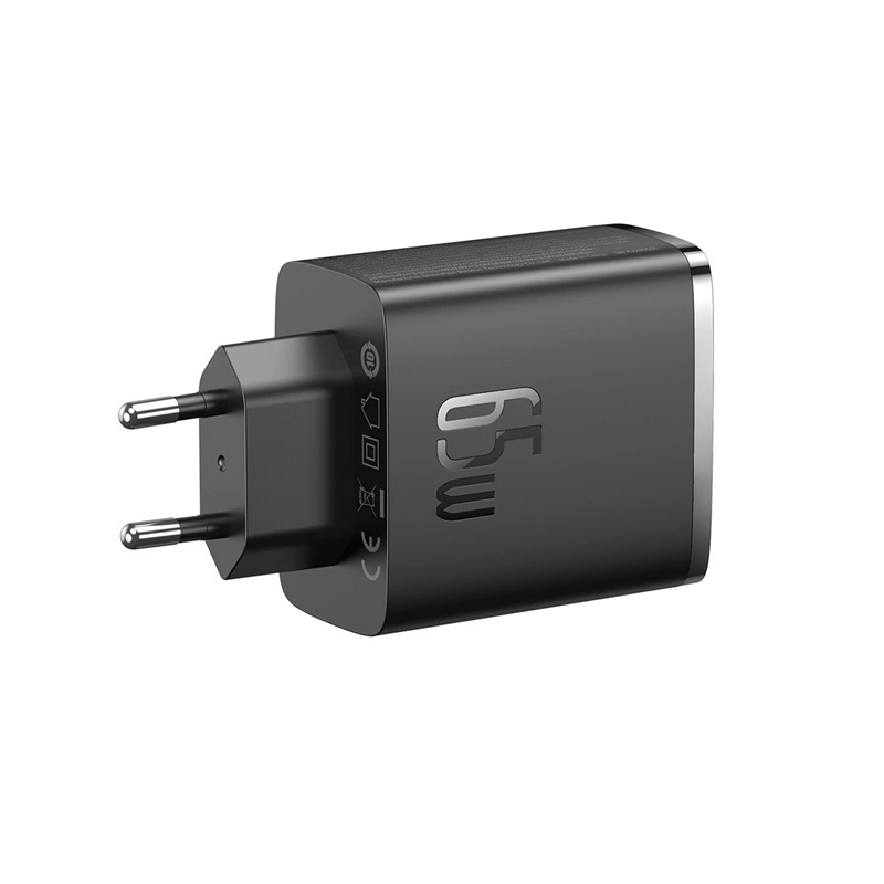Baseus Cube Pro 65W GaN charger 2x USB-C USB-A - blackeng