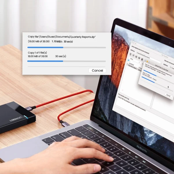 Ugreen US294 USB-C - USB-C 3A 480Mb/s cable 1m - redeng