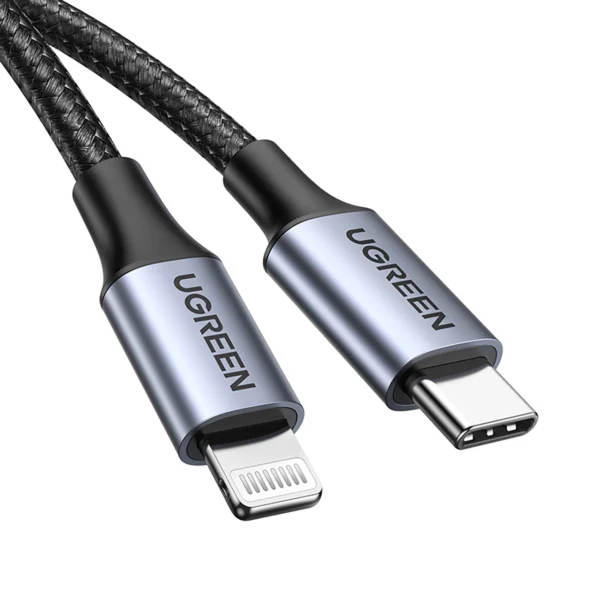 Ugreen US304 60761 Lightning - USB-C 2.0 MFi cable 2 m - grayeng