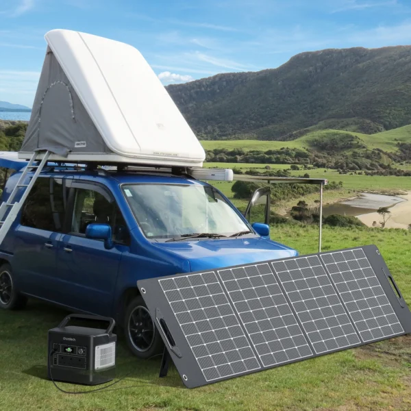 400W Choetech SC017 Solar Charger - Blackeng
