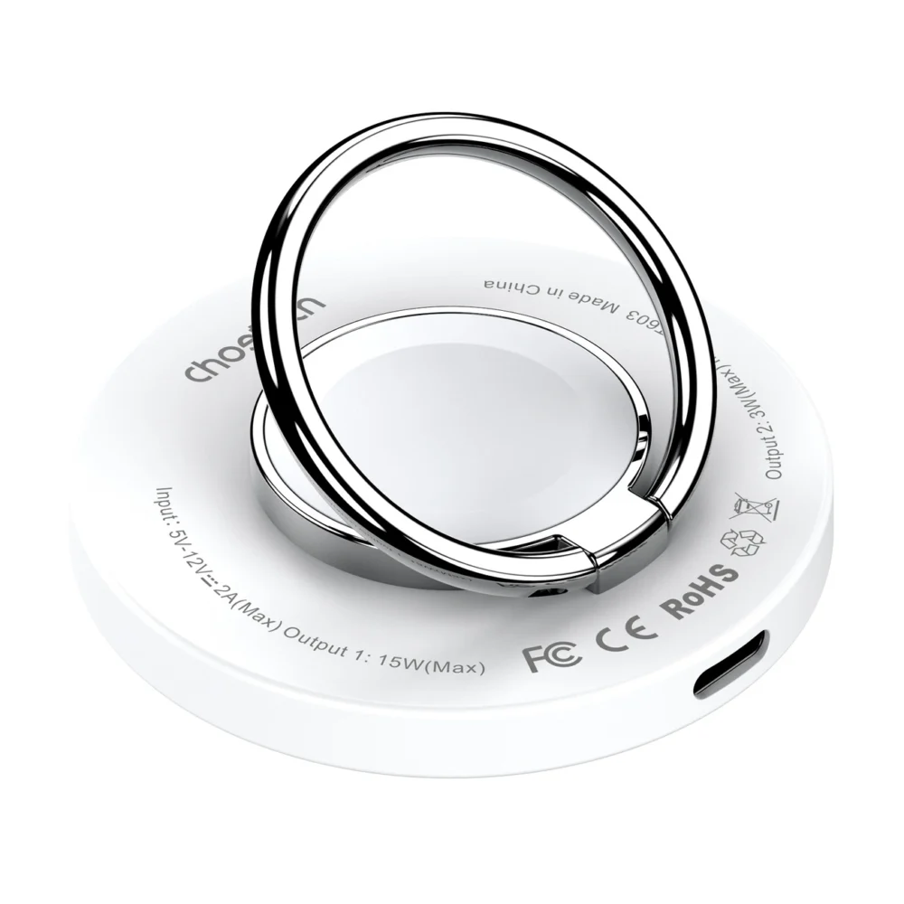 MagSafe Choetech T603-F inductive charger with holder - whiteeng