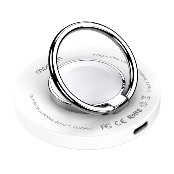 MagSafe Choetech T603-F inductive charger with holder - whiteeng