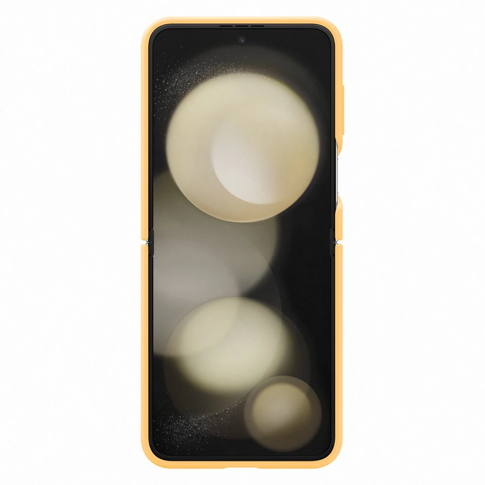 [RETURNED ITEM] Silicone case with holder for Samsung Galaxy Z Flip 5 - yelloweng