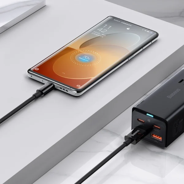 [APRÈS RETOUR] Baseus Superior Series SUPERVOOC USB-A to USB-C cable 65W 1m blackeng