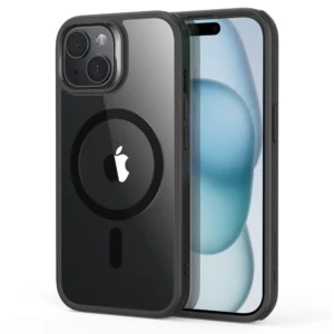 ESR Classic Hybrid Halolock MagSafe iPhone 15 Plus Case - Clear Blackeng