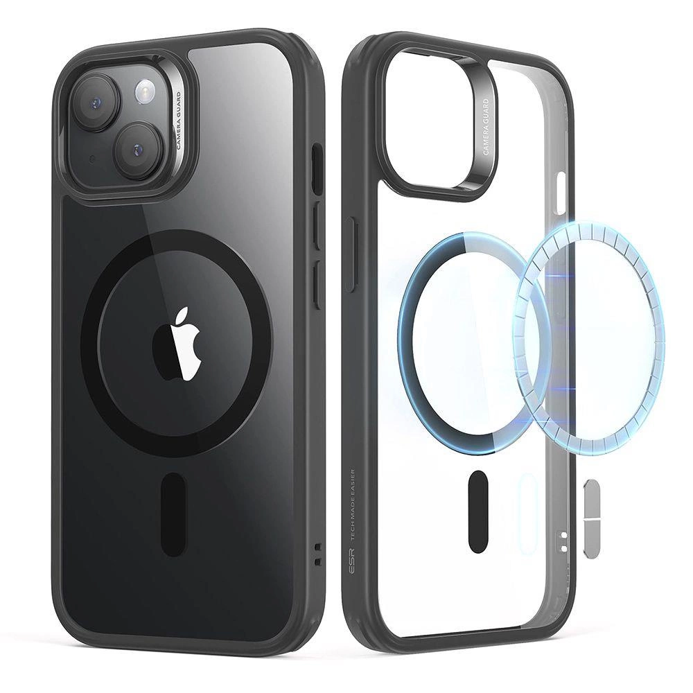 ESR Classic Hybrid Halolock MagSafe iPhone 15 Plus Case - Clear Blackeng