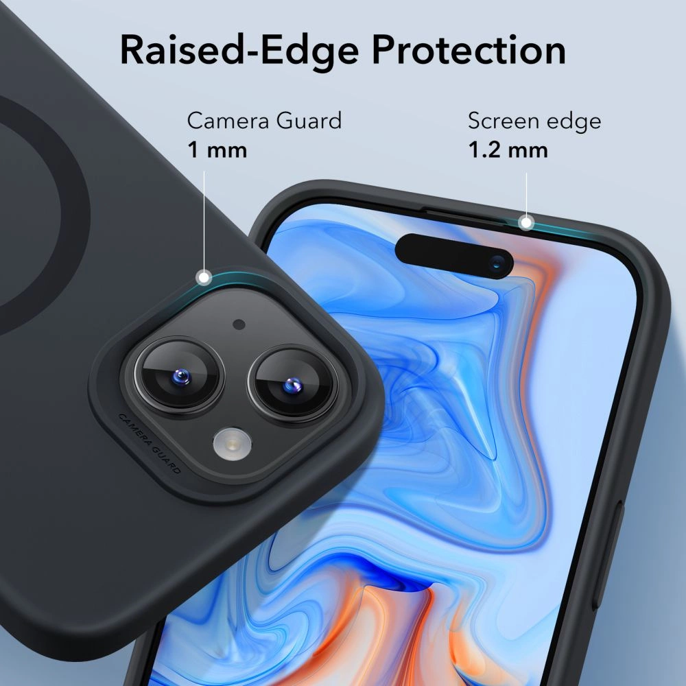 ESR Cloud Halolock MagSafe iPhone 15 Plus Case - Blackeng