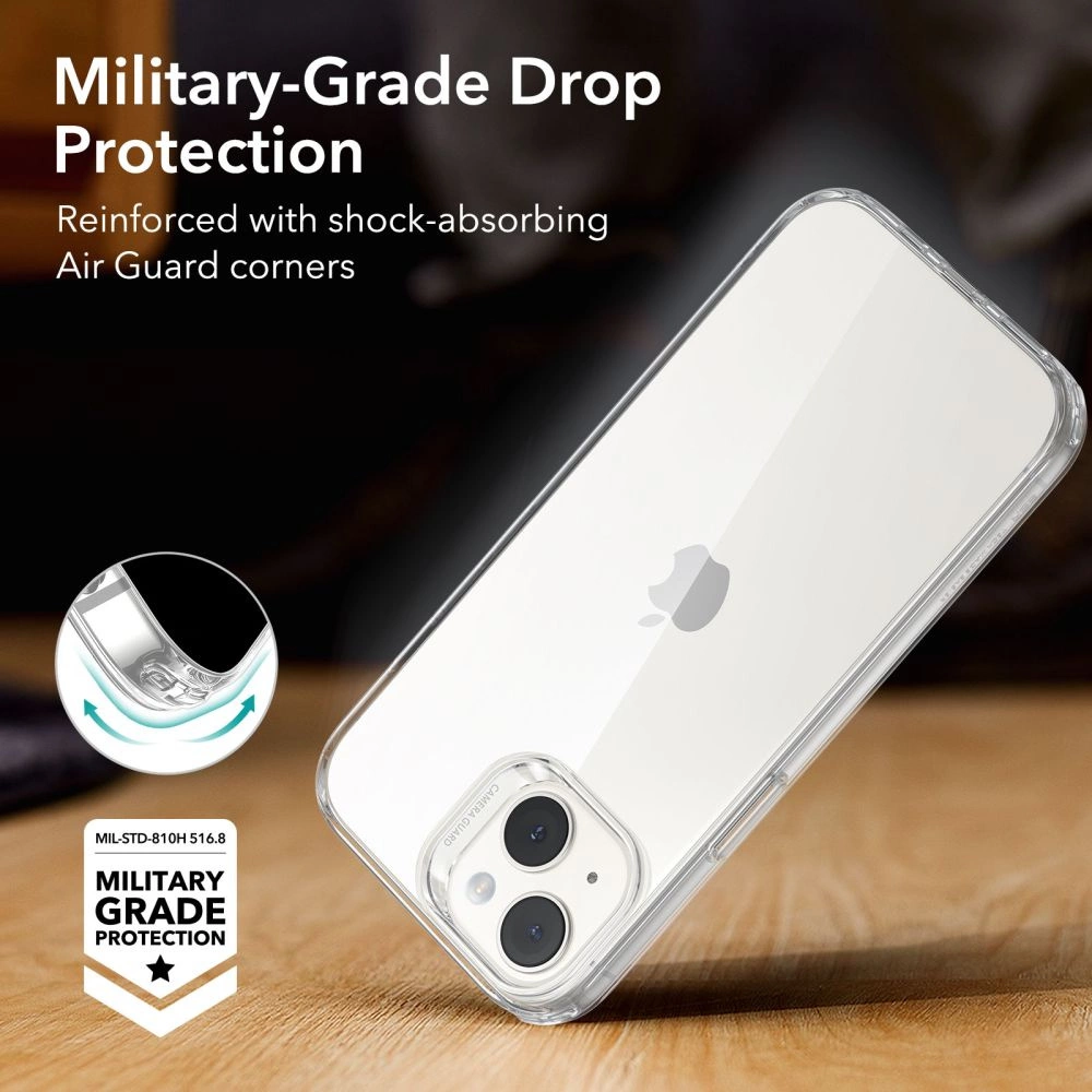 ESR Project Zero iPhone 15 Case - Cleareng