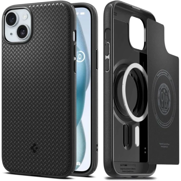 Spigen Mag Armor MagSafe iPhone 15 Case - Matte Blackeng