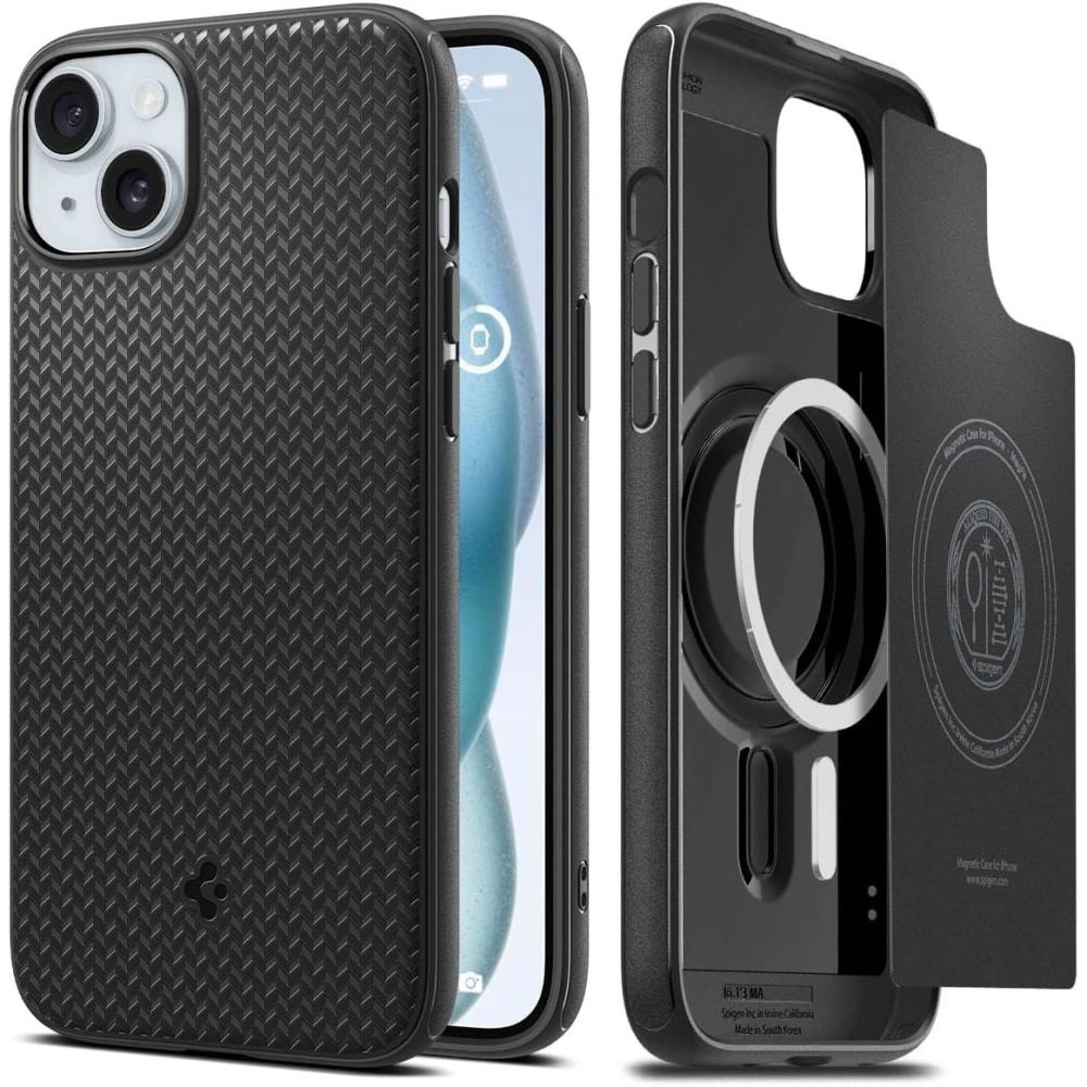 Spigen Mag Armor MagSafe iPhone 15 Case - Matte Blackeng