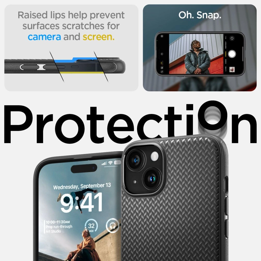 Spigen Mag Armor MagSafe iPhone 15 Case - Matte Blackeng
