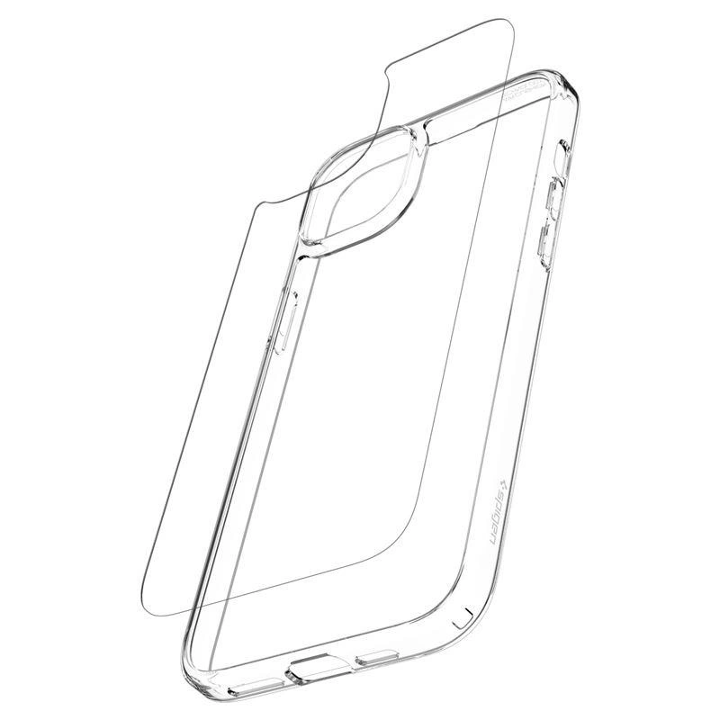 Spigen Airskin Hybrid Case for iPhone 15 Plus - Cleareng