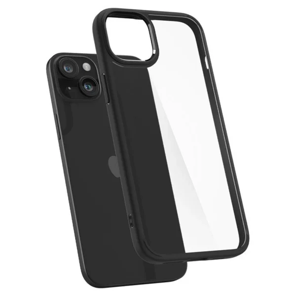 Spigen Crystal Hybrid iPhone 15 Plus Case - Clear Blackeng