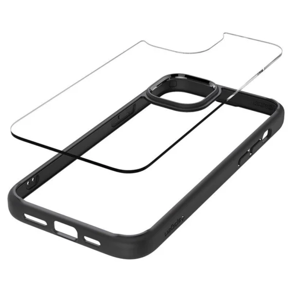 Spigen Crystal Hybrid iPhone 15 Plus Case - Clear Blackeng