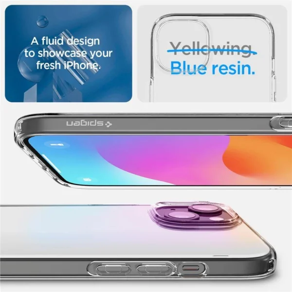 Spigen Crystal Flex Case for iPhone 15 Plus - Cleareng