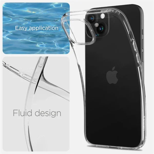 Spigen Crystal Flex Case for iPhone 15 Plus - Cleareng