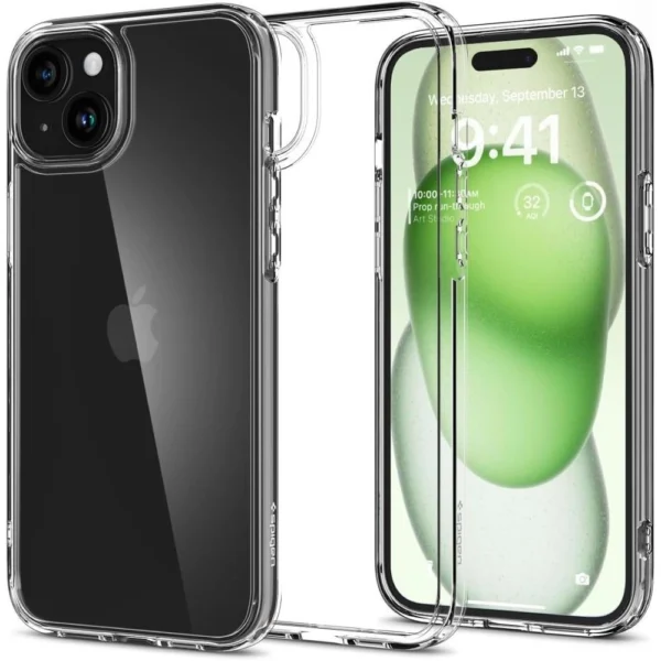 Spigen Ultra Hybrid iPhone 15 Plus Case - Cleareng