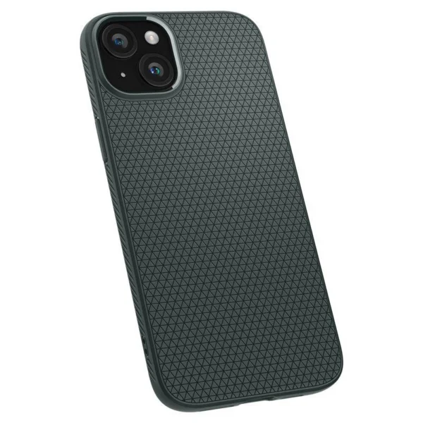 Spigen Liquid Air iPhone 15 Plus Case - Dark Greeneng