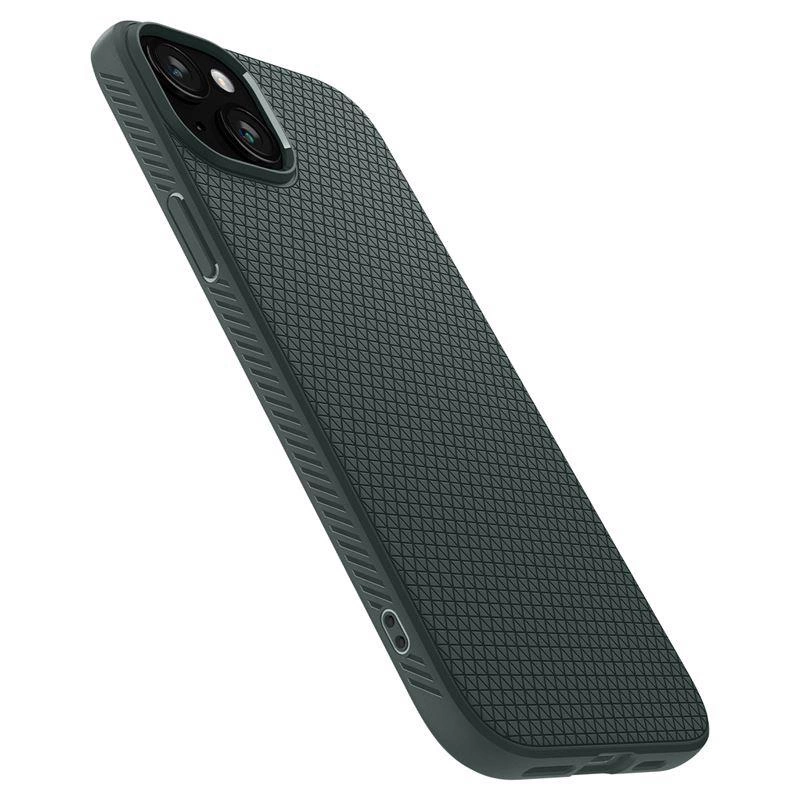 Spigen Liquid Air iPhone 15 Plus Case - Dark Greeneng
