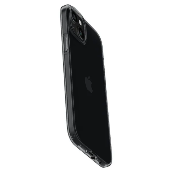 Spigen Crystal Flex iPhone 15 Plus Case - Gray-Transparenteng