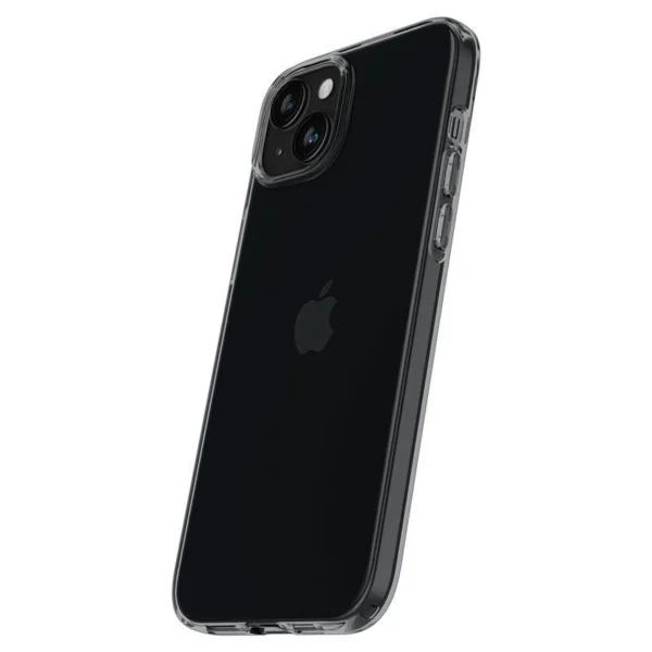 Spigen Crystal Flex iPhone 15 Plus Case - Gray-Transparenteng