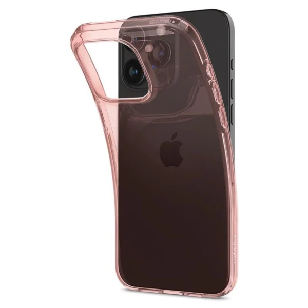 Spigen Crystal Flex Case for iPhone 15 Pro Max - Pink/Transparenteng