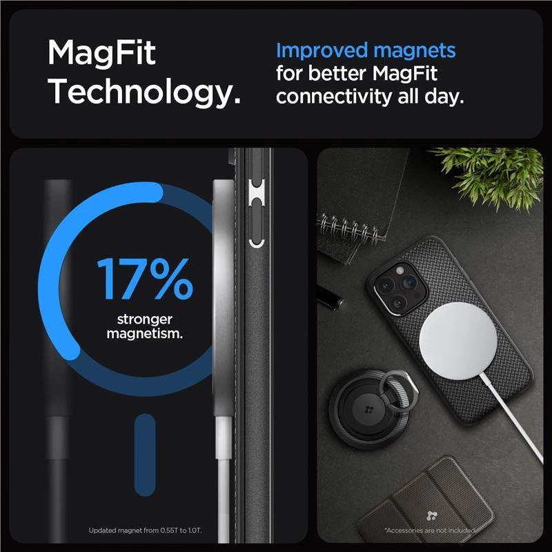Spigen Mag Armor Case with MagSafe for iPhone 15 Pro - Matte Blackeng