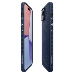 Spigen Liquid Air Case for iPhone 15 Plus - Blueeng
