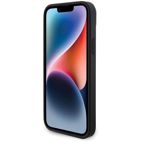 BMW Leather Carbon case for iPhone 15 Plus - blackeng