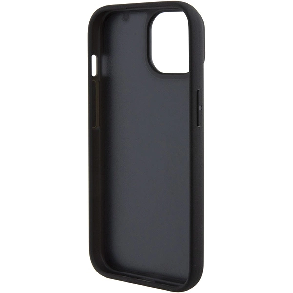 BMW Leather Hot Stamp case for iPhone 15 Plus - blackeng