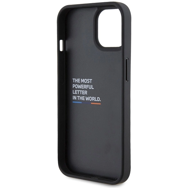 BMW Leather Carbon case for iPhone 15 - blackeng
