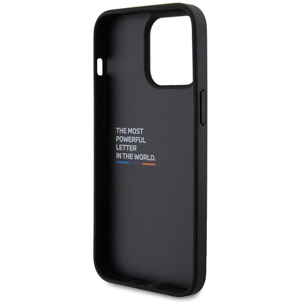 BMW Leather Carbon case for iPhone 15 Pro Max - blackeng