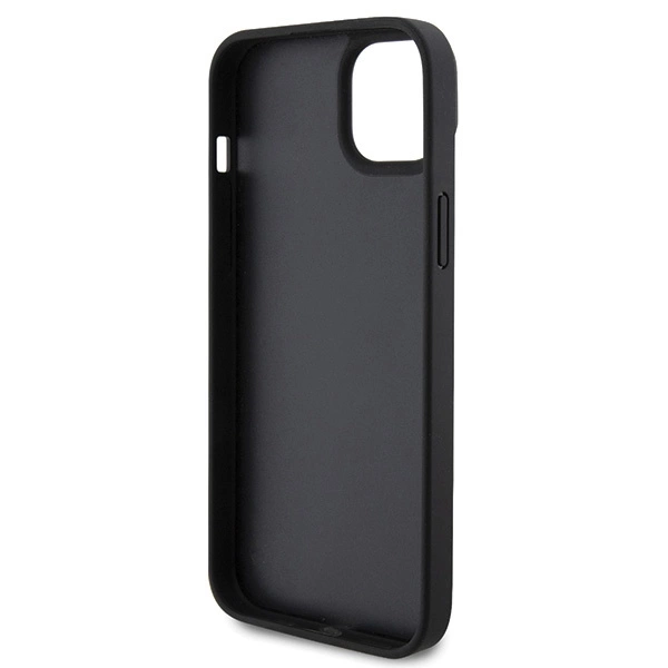 Ferrari Twist Metal Logo case for iPhone 15 Plus - blackeng